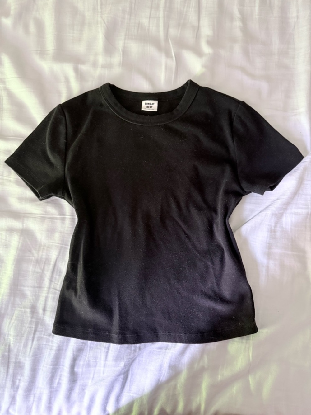 Sunday Best Black Short Sleeve Tee